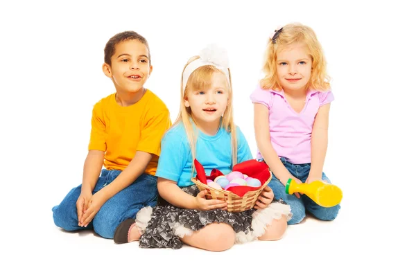 Niños de Pascua — Foto de Stock