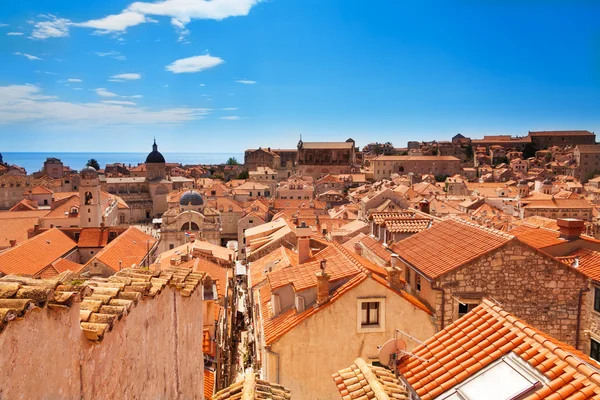 Telhados Dubrovnik — Fotografia de Stock