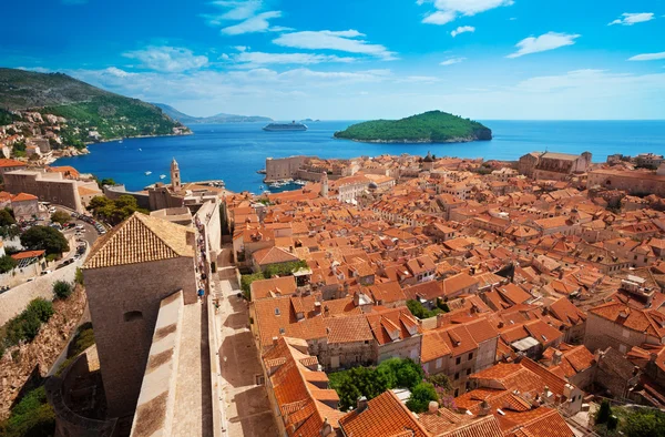 Blick auf Dubrovnik, Kroatien — Stockfoto