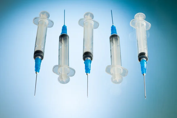 Injections in syringes — Stock Photo, Image