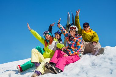 snowboard resort mutlu arkadaşlar