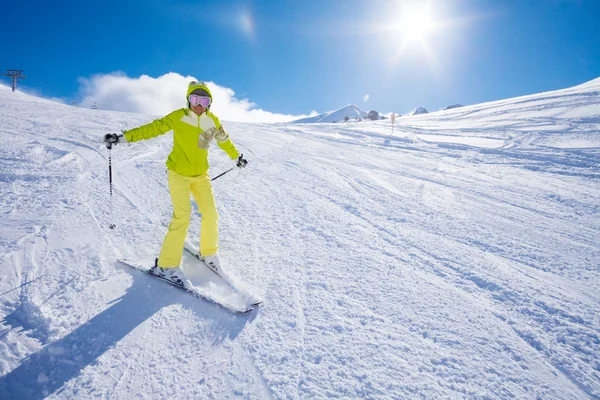 Glücklichster Skiurlaub — Stockfoto