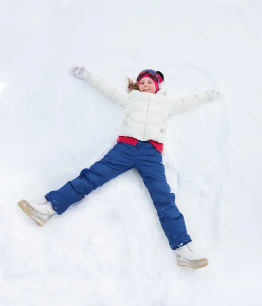 Stella nella neve — Foto Stock