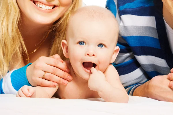 Quero todo o amor dos meus pais. — Fotografia de Stock