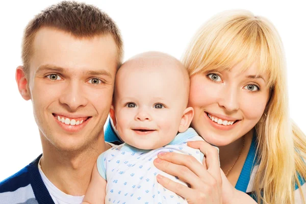 Retrato de familia feliz — Foto de Stock