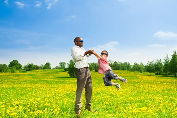 Der rotierende Junge — Stockfoto