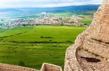 spis hrad uitzicht vanaf het kasteel