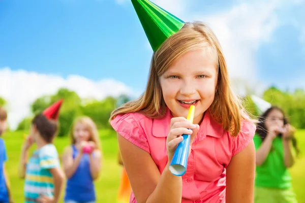 Diversão no aniversário — Fotografia de Stock