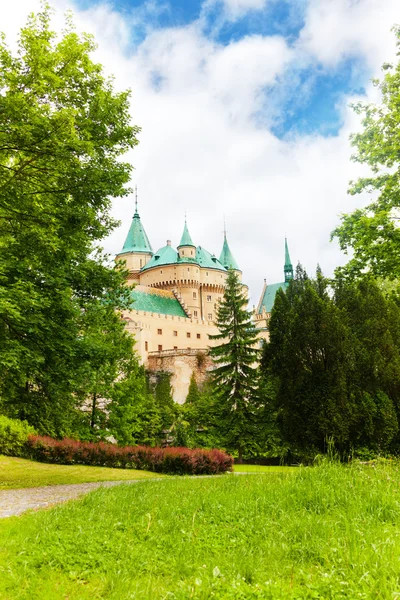 Garten im Schloss Bojnice — Stockfoto