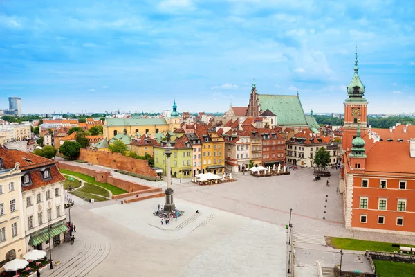 Castle square (Plac, Zamkowy), Warsaw — Stock Photo, Image