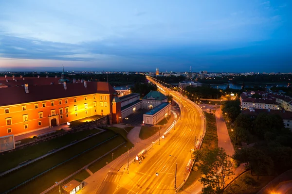 Śląsko-Dąbrowski Bridge in Warsaw city — Stock Photo, Image