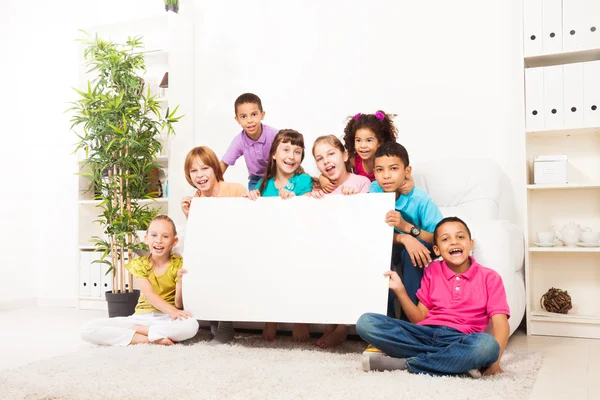 Kids advertising — Stock Photo, Image