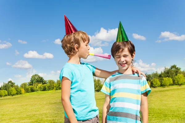 Birthday party noise — Stock Photo, Image