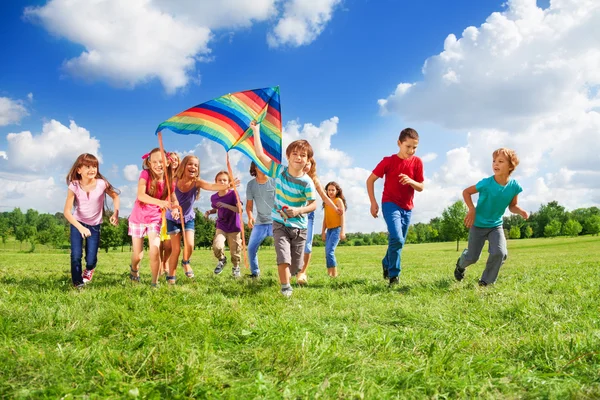 Many kids — Stock Photo, Image