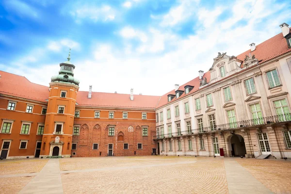Platz im königlichen Schloss, Warschau — Stockfoto