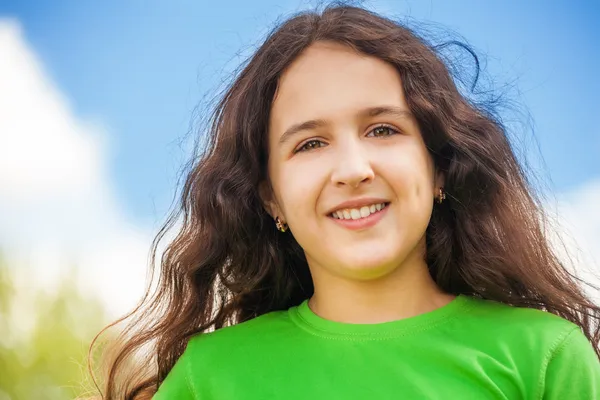 Close-up portrait of a girl — Stock Photo, Image