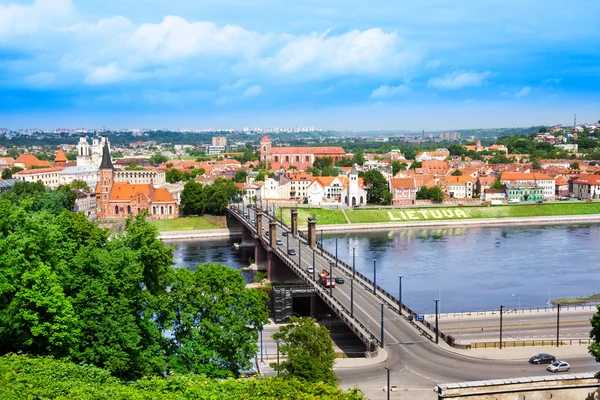 Каунасский городской пейзаж — стоковое фото