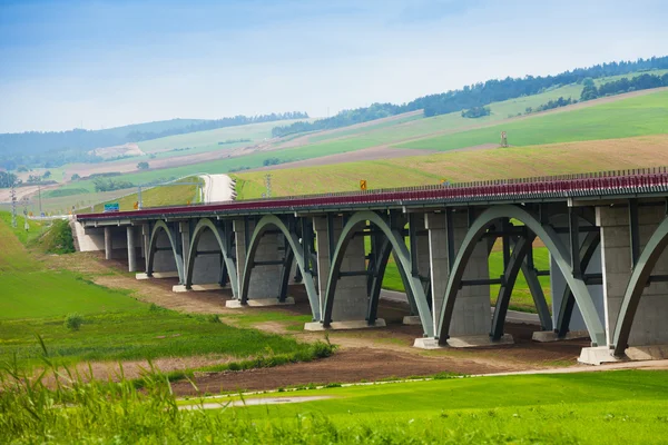 Autostrada highway i Slovakien — Stockfoto