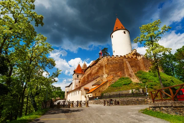 Castello di Krivoklat nella Repubblica Ceca — Foto Stock