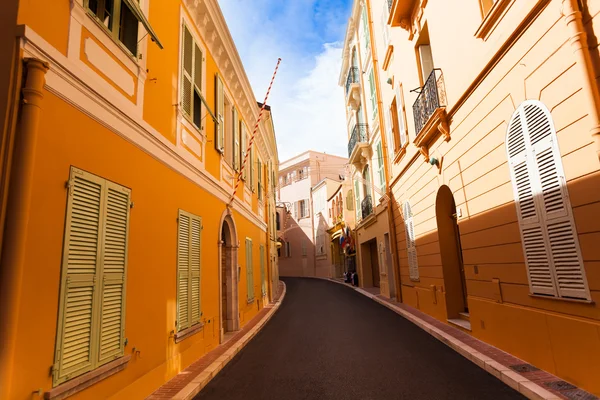 Narrow old town street Monaco — Stock Photo, Image