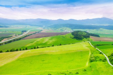 buğday alanları panorama