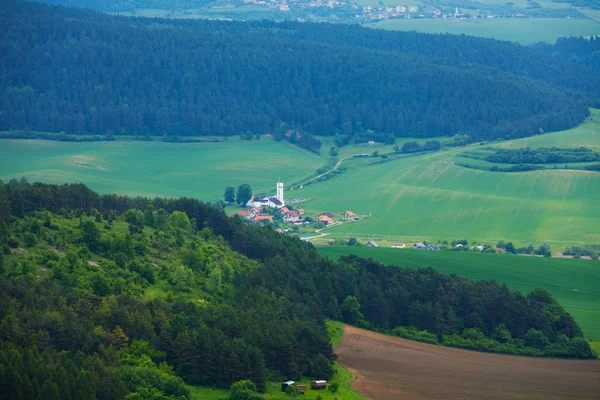 Slovenská vesnička — Stock fotografie