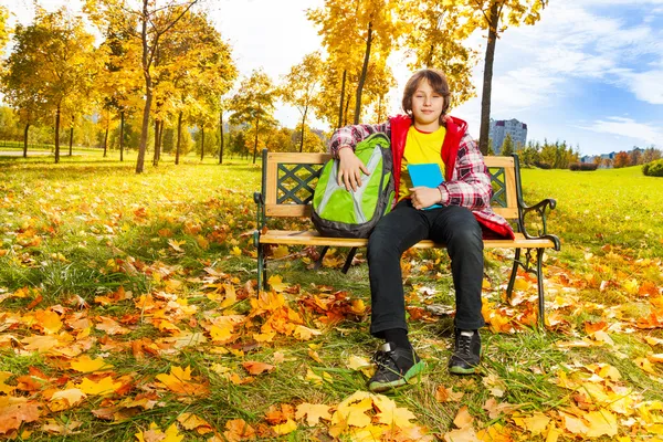 10 jaar oude jongen — Stockfoto