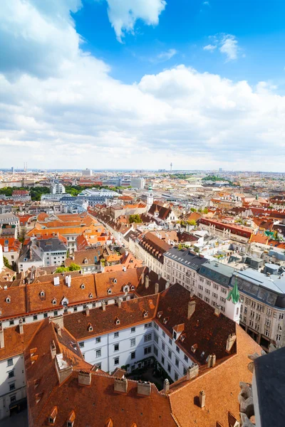 Uitzicht vanaf de Stephansdom — Stockfoto