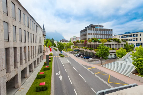 Вулиці місті vaduz — стокове фото