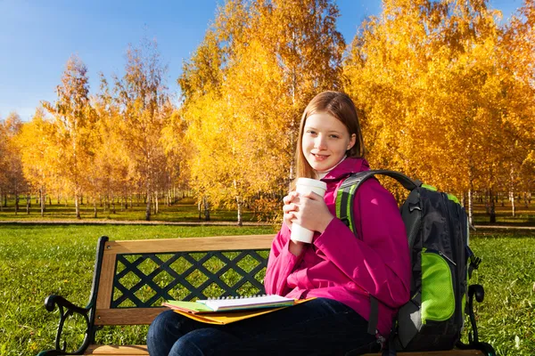 School meisje — Stockfoto