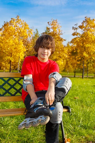 행복 한 12 세 소년 — 스톡 사진
