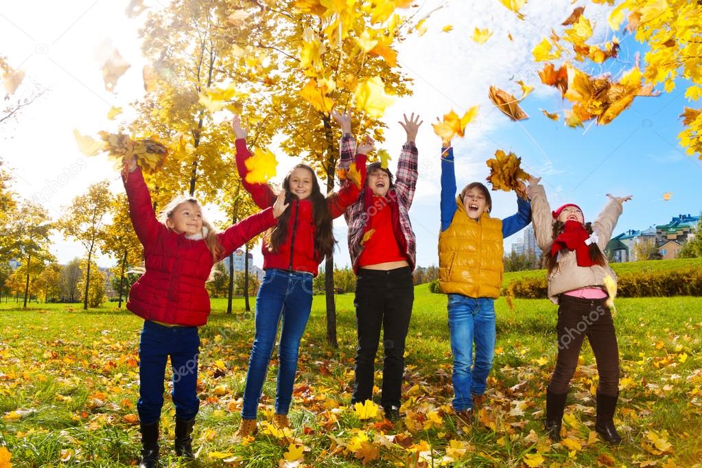 Kids in park