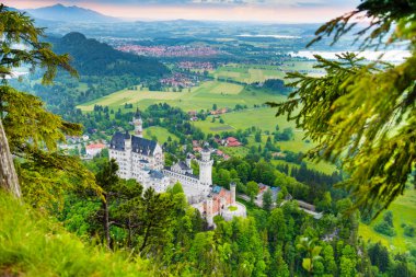 neuschwanstein Kalesi Panoraması