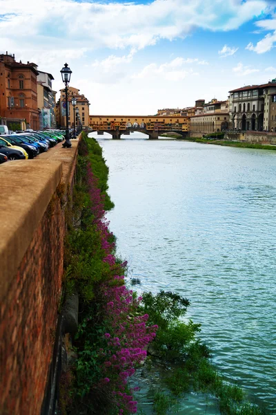 Vista sobre Ponte alle Grazie — Foto de Stock