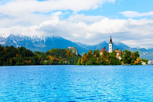 Beroemde eiland bled — Stockfoto