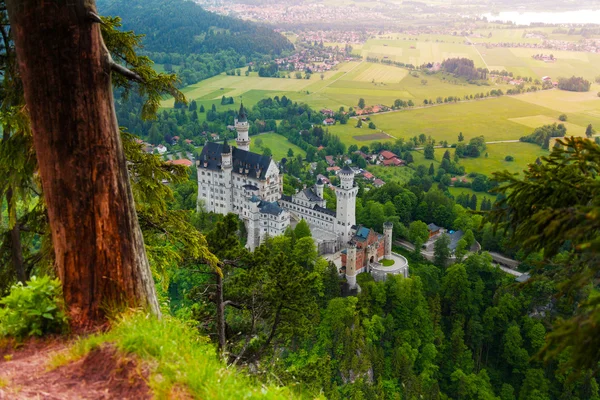 ノイシュヴァンシュタイン城の眺め — ストック写真