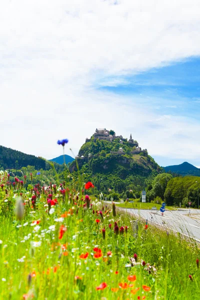 Road to Hochosterwitz castle — Stock Photo, Image