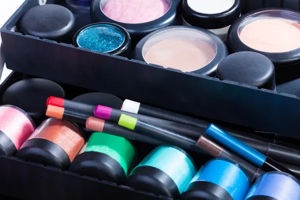 Caixa de maquiagem interna — Fotografia de Stock