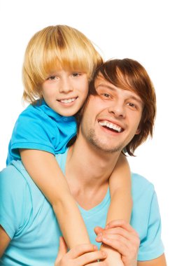 Baba oğlu ile oynamak