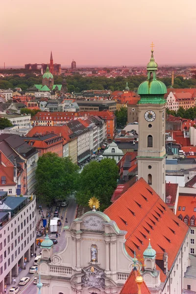 Uitzicht op de stad in München — Stockfoto