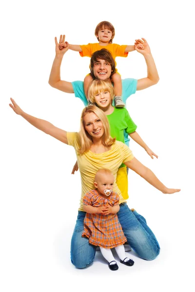 Family pyramid — Stock Photo, Image