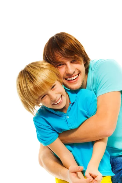 Father play with his son — Stock Photo, Image