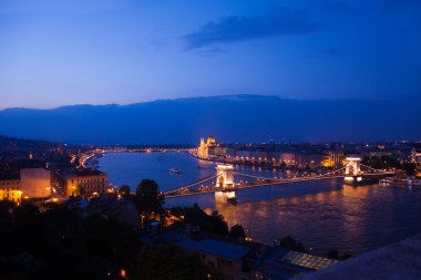 Budapeşte 'deki Zincir Köprüsü