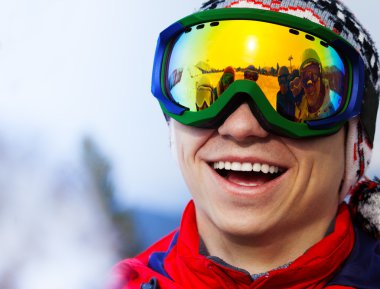 snowboard kayak maskesi