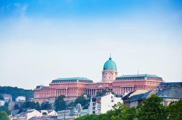 Uitzicht op kasteel Buda — Stockfoto