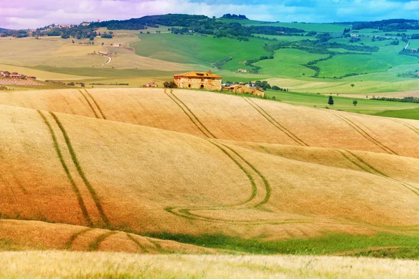 Тоскана пейзаж, Италия — стоковое фото