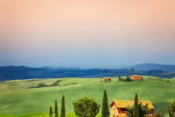 Landschaft der Toskana — Stockfoto