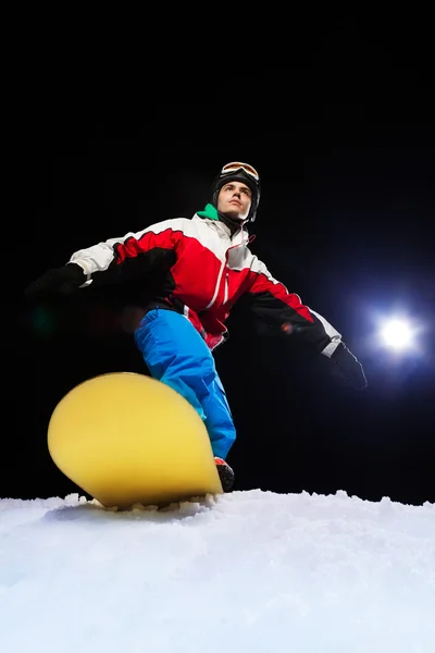 Junge Snowboarderin — Stockfoto