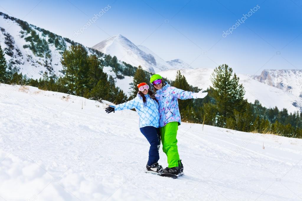 snowboarders