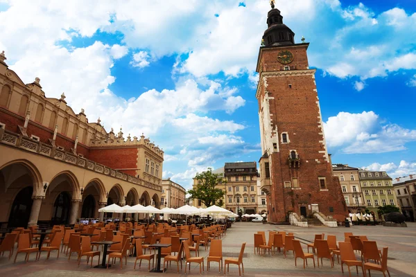 Stadhuis toren (wieza ratuszowa w krakowie) — Stockfoto